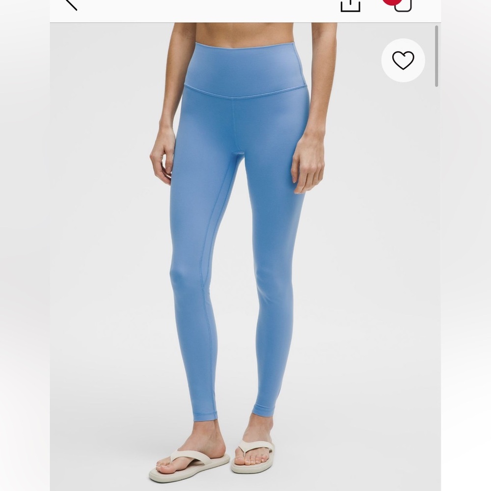 lululemon athletica Align High Rise 28” Blue Leggings